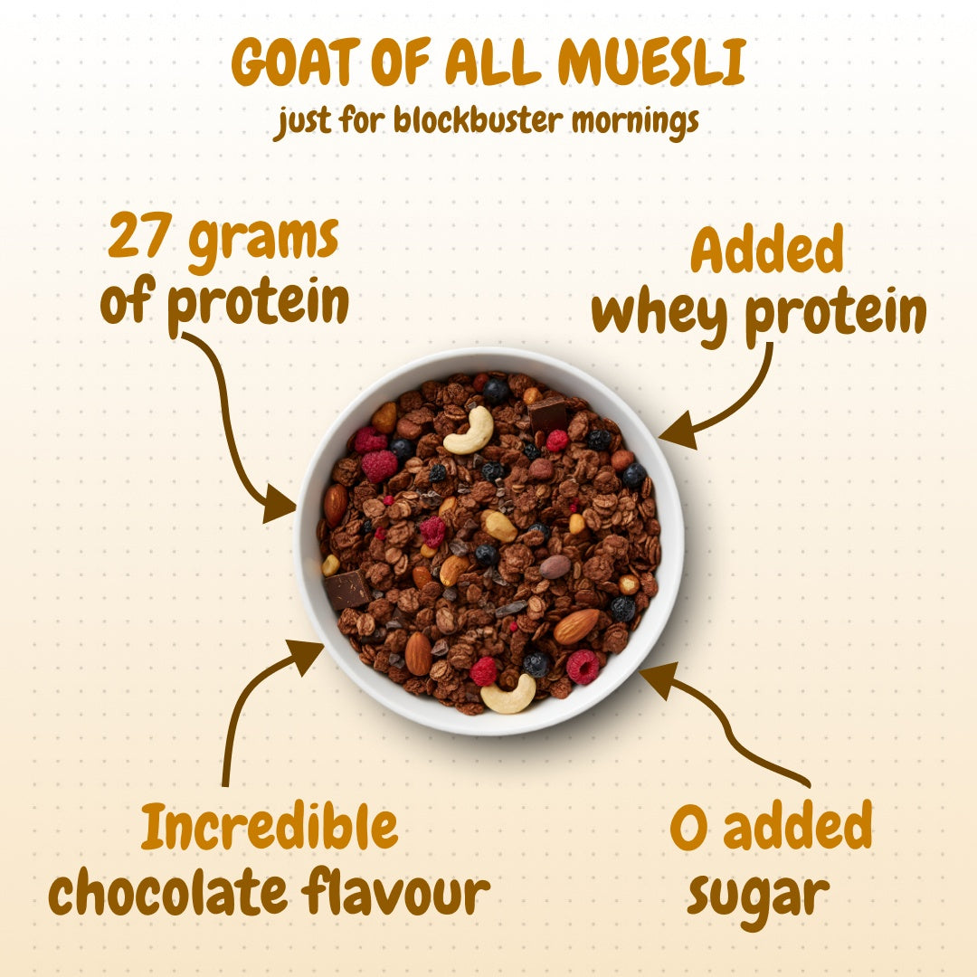 Muesli chocolate mobile banner