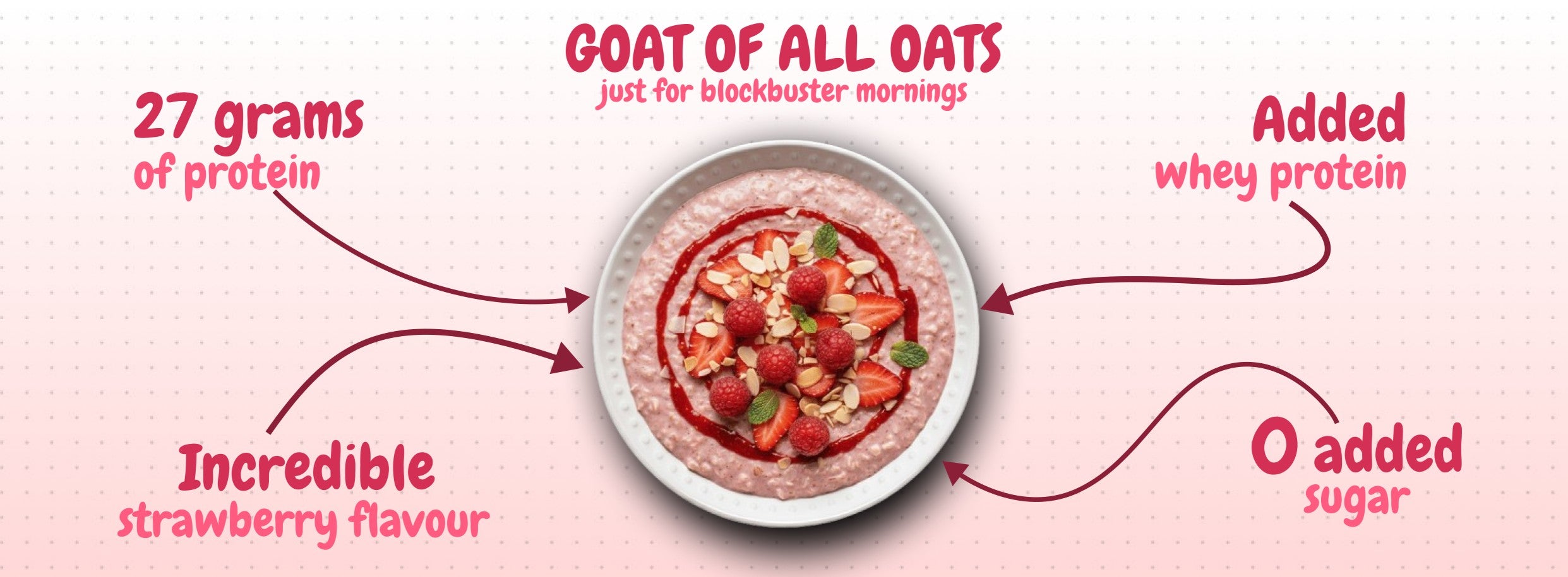 Oats strawberry desktop banner
