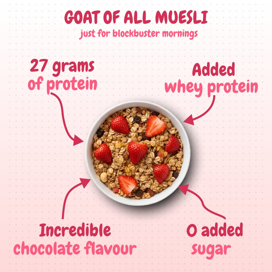 Muesli strawberry mobile banner