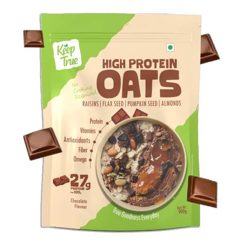 high protein oats chocolate keeptrue