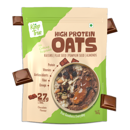 high protein oats chocolate keeptrue