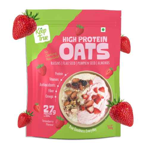 strawberry oats healthy breakfast