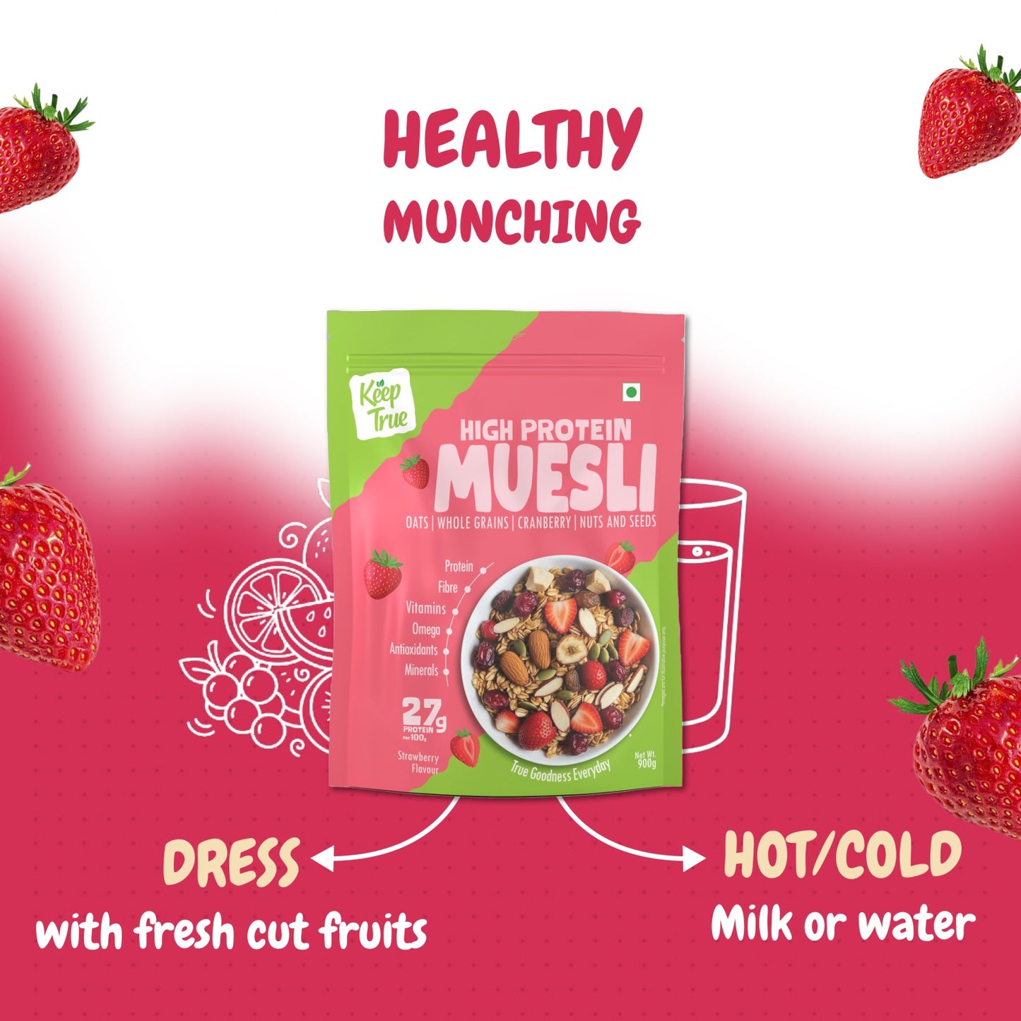 Muesli strawberry